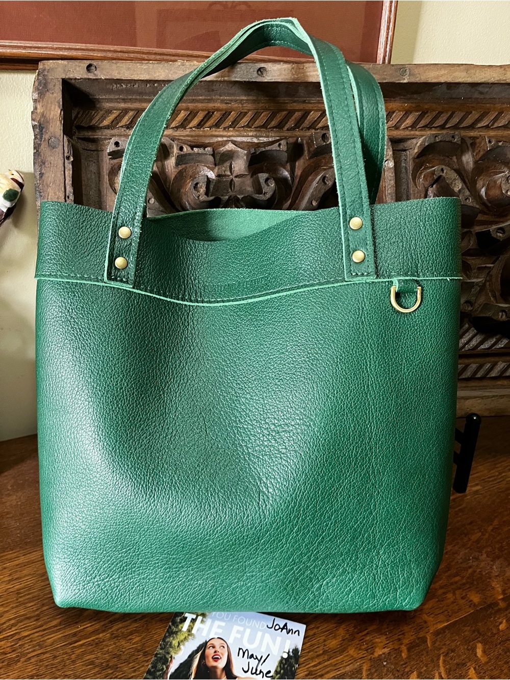 Portland Leather Bacalar Montana  Leather Tote - classic size